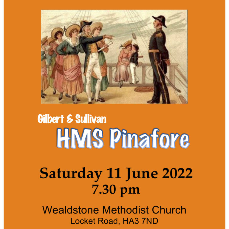 HMS Pinafore 11 June 2022 Wealdstone Methodist Church